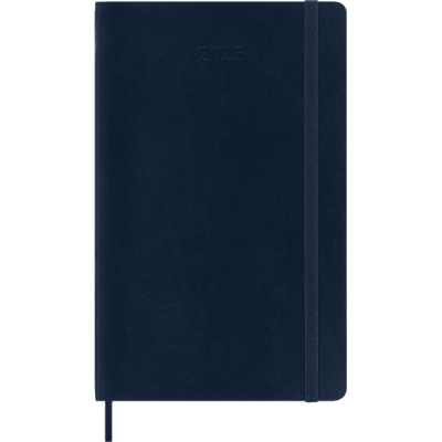 Planer Moleskine, dnevni, 12mj, 13x21cm, mekane korice, teget plavi