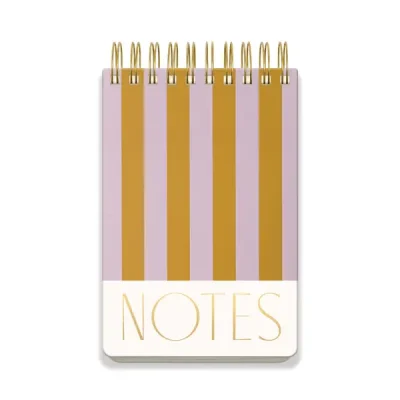 Notes Large Chunky Lillac+Ochre Stripes GH art. ST68-1001EU