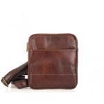 Muska torba na rame Paolo Diva's kozna Marrone TR117/MA