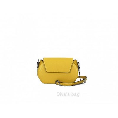 Torbica zenska Diva's Atena kozna Senape art.TR257/SE