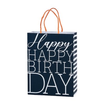 Ukrasna vrecica Artebene Happy Birthday Black 24x32x10cm art.205964