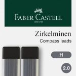 Mina za sestar Faber-castell 2 mm 2x6 kom. H pakovanje art. 123198