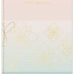 Cestitka Artebene Happy Birthday Rose Green art.124086