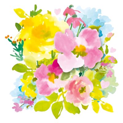 Cestitka mini 3d Flower Symphony art. 124951