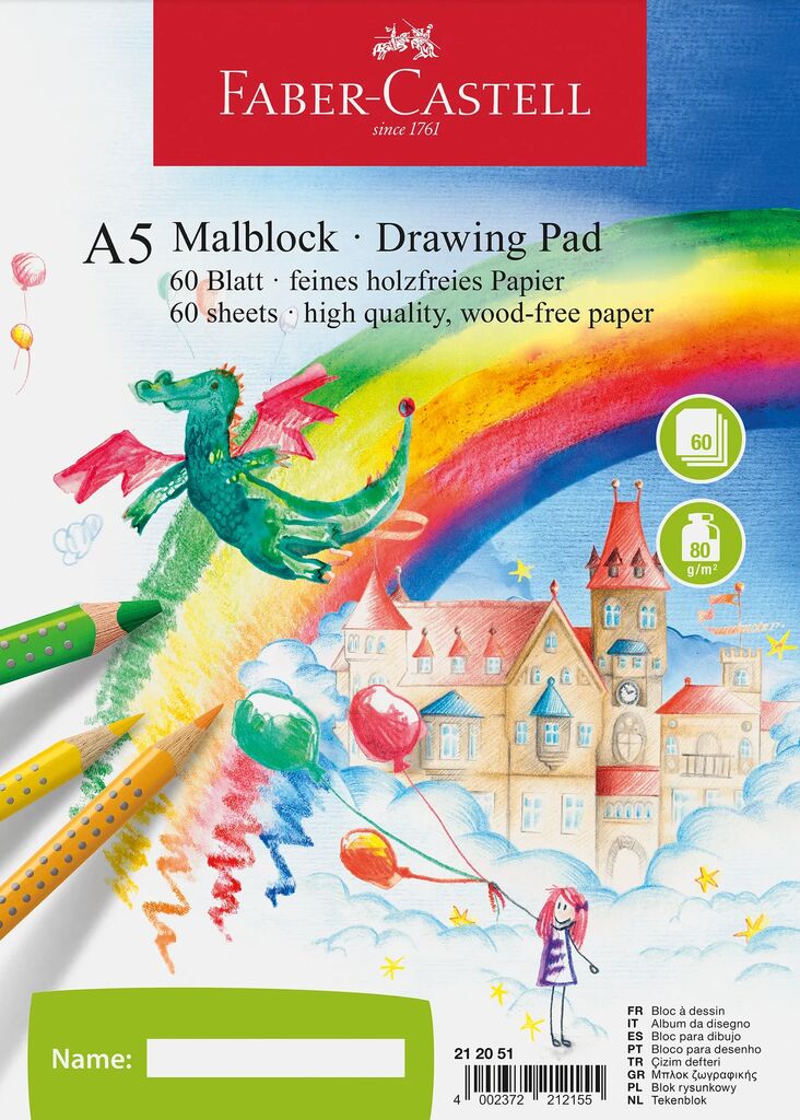 Blok za crtanje A5 Faber-Castell art. 212051