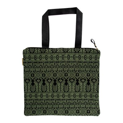 Shopping torba Artebene  40x35cm Black&Green art. 250057
