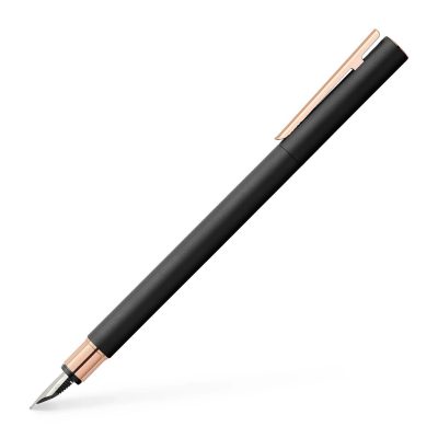 Naliv pero Faber-Castell Neo Slim metal black, rosegolden, M art.343100