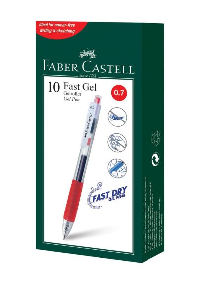 Hemijska olovka gel FC Fast 0,7 crvena art.641721 (10)